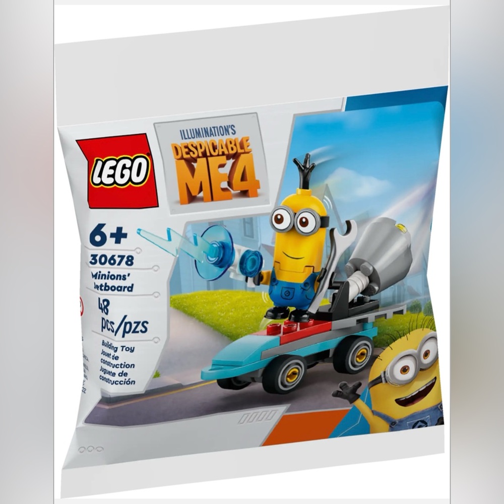 NWT New LEGO 30678 Despicable Me 4 Minions' Jetboard Factory Sealed Polybag